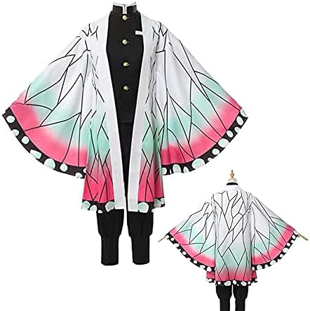 Anime Womens Cosplay Costumes Kochou Suit Full Set Halloween Party Outfit