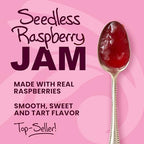 Stonewall Kitchen Seedless Raspberry Jam, Raspberry Jelly, 12.5 Ounces
