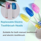 V-TOP 20 Pack Travel Toothbrush Head Covers, Portable Toothbrush Pod Caps Case Protector for Home and Outdoor