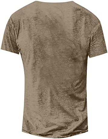 WENKOMG1 Pirate Shirt for Men Short Sleeve Distressed Summer V Neck Tees Retro Style Medieval Lace Up Henley Shirt