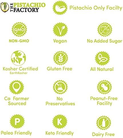 Pistachio Butter - Raw Unsalted - 100% Pistachio, Vegan, Kosher, High Protein, No Added Sugars, Allergy Friendly, Non-gmo, The Pistachio Factory
