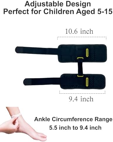 Kids Children AFO Drop Foot Brace, Child Improve Foot Walking Gait, Effective Relieve Pain for Achilles Tendon Cerebral Palsy, Motor Nerve Damage (5-15 Years Old)