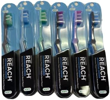 REACH Advanced Design Toothbrushes Soft Full Head Value Pack 2 ea (Pack of 3)