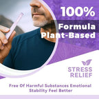 Herbal Aromatherapy Pen, Plant-Based - Ashwagandha, Lavender, L-Theanine, Lemon Balm, Vitamin B1 & B6, Supports a Calm Mood, Relaxed Feelings, 600 Uses