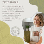 GERD Relief Herbal Tea: 8-Digestive Herb Blend, Natural Acid Reflux & Heartburn Aid, Pre/Post Meal Support, 3oz with 35 Bags