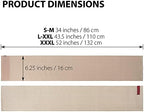 ORTONYX 6.25" Abdominal Binder for Men and Women/Postpartum Post-operative Post-surgery Wrap/Abdomen Navel Umbilical Hernia Support Belt / 524006 Beige L/XXL