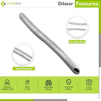 CynaMed 8 Hegar Medical Dilator Sounds Set 7.5inch Double Ended Instrument (Double Ended)