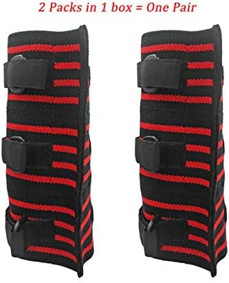 A Pair Weightlifting Elbow Sleeves, Strong Powerlifting Elbow Brace, Adjustable Elbow Support Compression for Men, Strongman (XL)