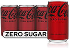Coke Zero Sugar Mini-Can 7.5 fl oz, 12 Pack (Package May Vary)