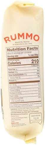 Rummo, Pasta Penne Rigate, 16 Ounce