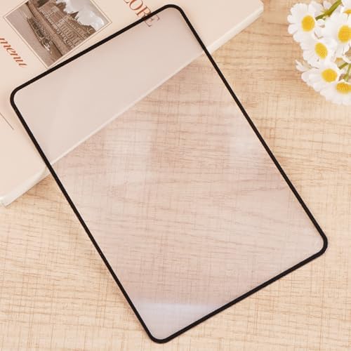 Page Magnifying Sheet 3X Lightweight Optical Plastic Fresnel Lens Flat Magnifier for The Elderly and People with Low Vision Reading Small Prints, Books