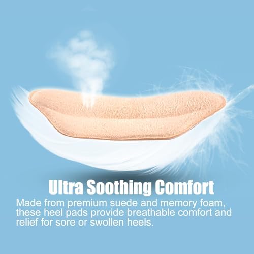 6 Pairs Heel Grips for Women's Shoes, Heel Pads for Shoes, Shoe Cushions for Women High Heel Comfort Pads - Metatarsal Pads Womens, High Heel Inserts & Shoe Inserts for Women
