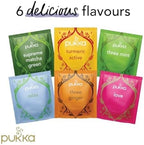 Pukka Tea Organic, Herbal Tea Sampler For Everyday Wellness, Best for Birthdays, Anniversaries & Holidays, Caffeine Free, 90 Bags, 6 Flavors