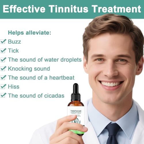 Tinnitus Relief for Ringing Ears, Ear Care Drops Promote Ear Comfort and Clarity, Effective Tinnitus Treatment Reduces Ears Noise and Improves Hearing in Both Men and Women, 1Pack
