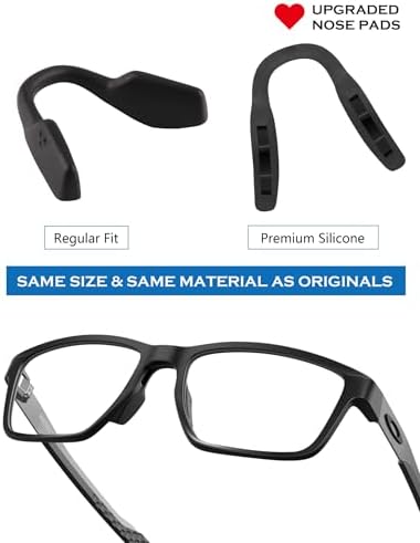 Silicone Replacement Nose Piece Nose Pads for Oakley Metalink OX8153/Coinflip OO4144/Hex Jector OX8032 Sunglasses