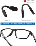Silicone Replacement Nose Piece Nose Pads for Oakley Metalink OX8153/Coinflip OO4144/Hex Jector OX8032 Sunglasses
