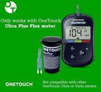 OneTouch Ultra Plus Test Strips - 60 Count - Diabetic Test Strips for Blood Glucose Meter & Daily Blood Sugar Levels - 30 Count/Pack (2 Pack)