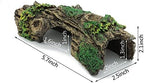 JIH Aquarium Decorations Resin Hollow Tree Trunk Ornament, Bettas House Cave Wood House Decor for Fish Tank (HS-SP207)