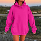 Womens Oversized Hoodies Winter Cute Sweatshirts Fleece Hooded Pullover 2025 Fashion Casual Tops Sweater Trendy Outfits