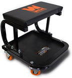 Wen 73011T 250 lb. Capacity Rolling Mechanic Seat with Onboard Storage