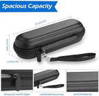 Toothbrush Travel Case for Oral B/Oral-B Pro 1000 1500 5000 7000 & Philips Sonicare 4100 1100 5300 5100 6100/iO Electric Toothbrush, Hard Protective Storage Bag (Black)
