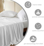 Grounding Crib Sheets, Grounding Bed Sheets with 15ft Grounding Cord for Better Sleep 27x52 Inch