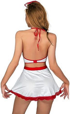 Women’s Sexy Nurse Lingerie Cosplay Costume Set Outfit