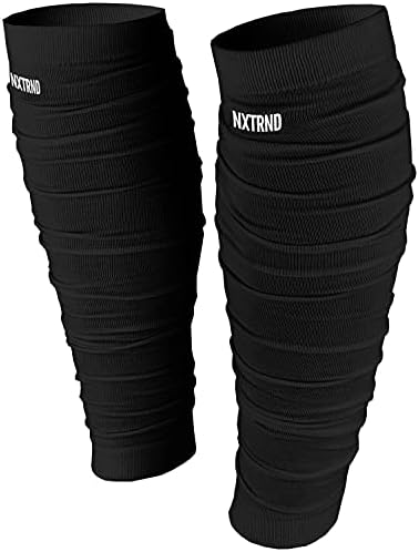 Nxtrnd Football Leg Sleeves, Calf Sleeves for Men & Boys, Sold as a Pair