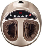 Foot Massager Machine with Heat, Electric Shiatsu Foot Massagers with Air Compression, Deep Kneading Therapy for Plantar Fasciitis Relief, Suitable for Home/Office Use, Gold