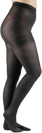 Actifi Opaque Microfiber 15-20 mmHg Compression Pantyhose, Closed Toe, Moderate Support