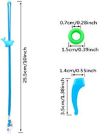 ACKLLR 12 Pieces Kids Eye Glasses Strap,with 12 Pair Silicone Ear Grip Holder,Adjustable Anti-slip Eyeglass Retainer Hooks for Sports Sunglasses Boys Girls