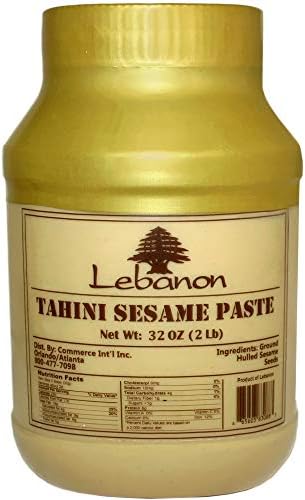 Lebanon Tahina - All Natural Tahini Sesame Paste (2 Lb) 907g