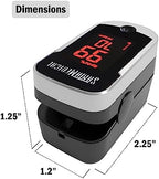 Deluxe SM-110 Finger Pulse Oximeter with Carry Case and Neck/Wrist Cord