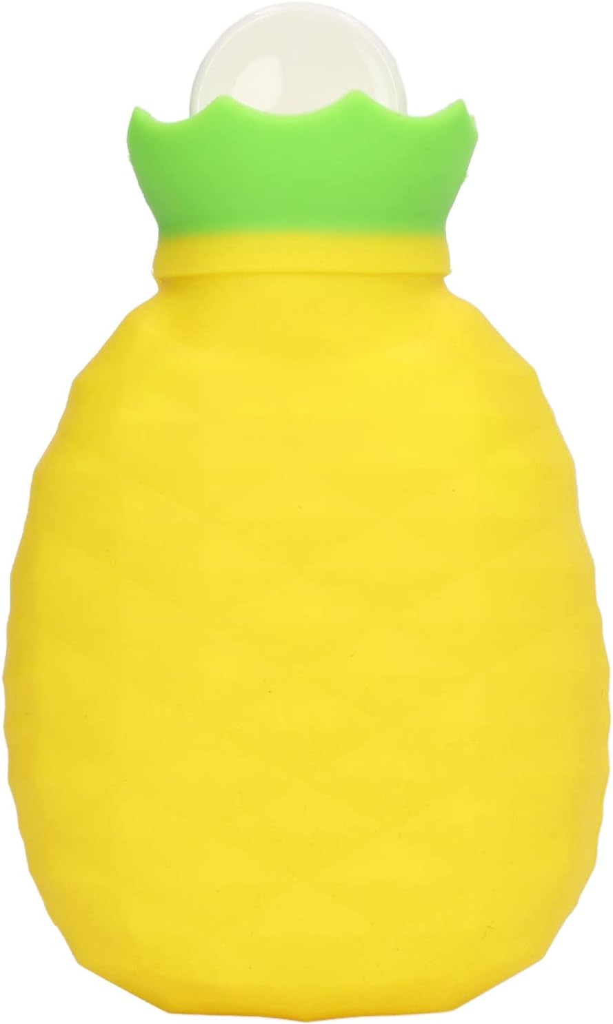 Pineapple Shaped Silicone Hot Water Bottle, wear Heat Preservation Bag for Muscle Soreness, Menstrual Cramps, Leakproof Microwave Warm Bag with Soft Touch for Winter Warmth