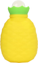 Pineapple Shaped Silicone Hot Water Bottle, wear Heat Preservation Bag for Muscle Soreness, Menstrual Cramps, Leakproof Microwave Warm Bag with Soft Touch for Winter Warmth