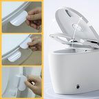 4 Pcs Toilet Seat Lifter, Self Adhesive Toilet Cover Lifter, Handle Avoid Touching Toilet Lid, Toilet Tabs to Lift Seat for Office, Home Bathroom, Hotel, School