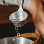 Aluminum/Bamboo Silver Sauna Ladle