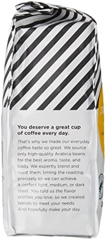 Amazon Fresh, Just Bright Whole Bean Coffee, Light Roast, 12 Oz