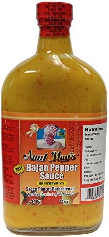 Aunt May's, Bajan Pepper Sauce, 12 oz.