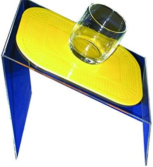 Dycem Non-Slip Mat, Ideal Daily Living Aid for Independent Living and Caregivers, Designed to Address Stabilization and Gripping Problems Found Around the Home, Yellow Textured Pad 10" x 14" x 1/8"
