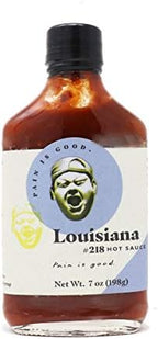 Louisiana Style Hot Sauce - 7oz Bottle - 9,410 Scovilles - Made in USA with Cayenne & Habanero Peppers - All Natural Ingredients, Non-GMO, Gluten-Free, Sugar-Free, Vegetarian, Keto