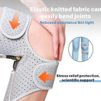 Ergonomic Knee Stabilizer Pad Power Knee Brace Joint Support,Adjustable Knee Stabilizer Pads, Protective Gear Booster with Powerful Springs for Men/Women weak Legs, Arthritis, Meniscus Tear Pain