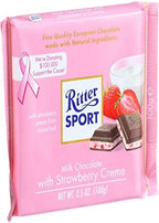 Ritter Sport chocolate Bar Strawberry and creme, 3.5 oz