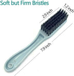 Nail Brush Foot Brush Curved Handle Grip Hand Fingernail Scrub Brush Home Laundry Cleaning Shoes Clothes Toes Nails Feet Scrubber,4 PCS