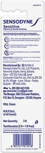 Sensodyne Sensitive Toothbrush (2+1 Pack)