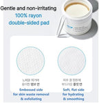 A.T.O.M.Y. Peeling Pad 40 Pack - Dual-Sided Exfoliating Peel Pads for Face - Gentle Moisturizing Glycolic Acid with White Flower Extracts - Facial Radiance and Resurfacing for Healthier Skin