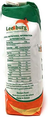 Premium Ugali Maize Meal 2kg or 4.4 lbs from Kenya