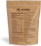 MB Herbals Pure Neem Leaf Powder 100 Gram / 3.5 oz | Azadirachta Indica | Wildcrafted Bitter Neem Supplement Skin and Hair Care
