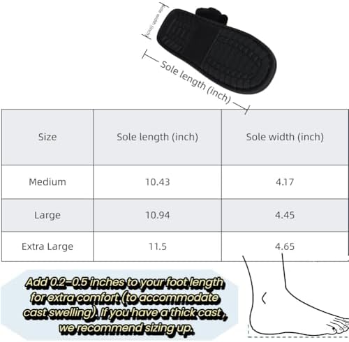 Adjustable Post-op Shoe Fracture Cast Walking Boot Breathable Toe Open Plaster Recovery Shoe Fracture Cast Protective Shoe Support for Foot Injuries, Left Right Foot