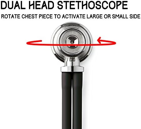 EMI Professional Deluxe Purple Aneroid Sphygmomanometer and Sprague Rappaport Stethoscope Set Kit #330